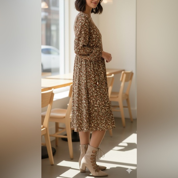 NWT Coconuts by Matisse Beige Lace-Up Booties - Picture 4 of 11